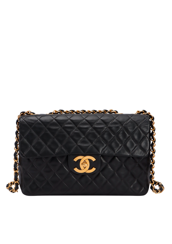 VINTAGE QUILTED FLAP BAG