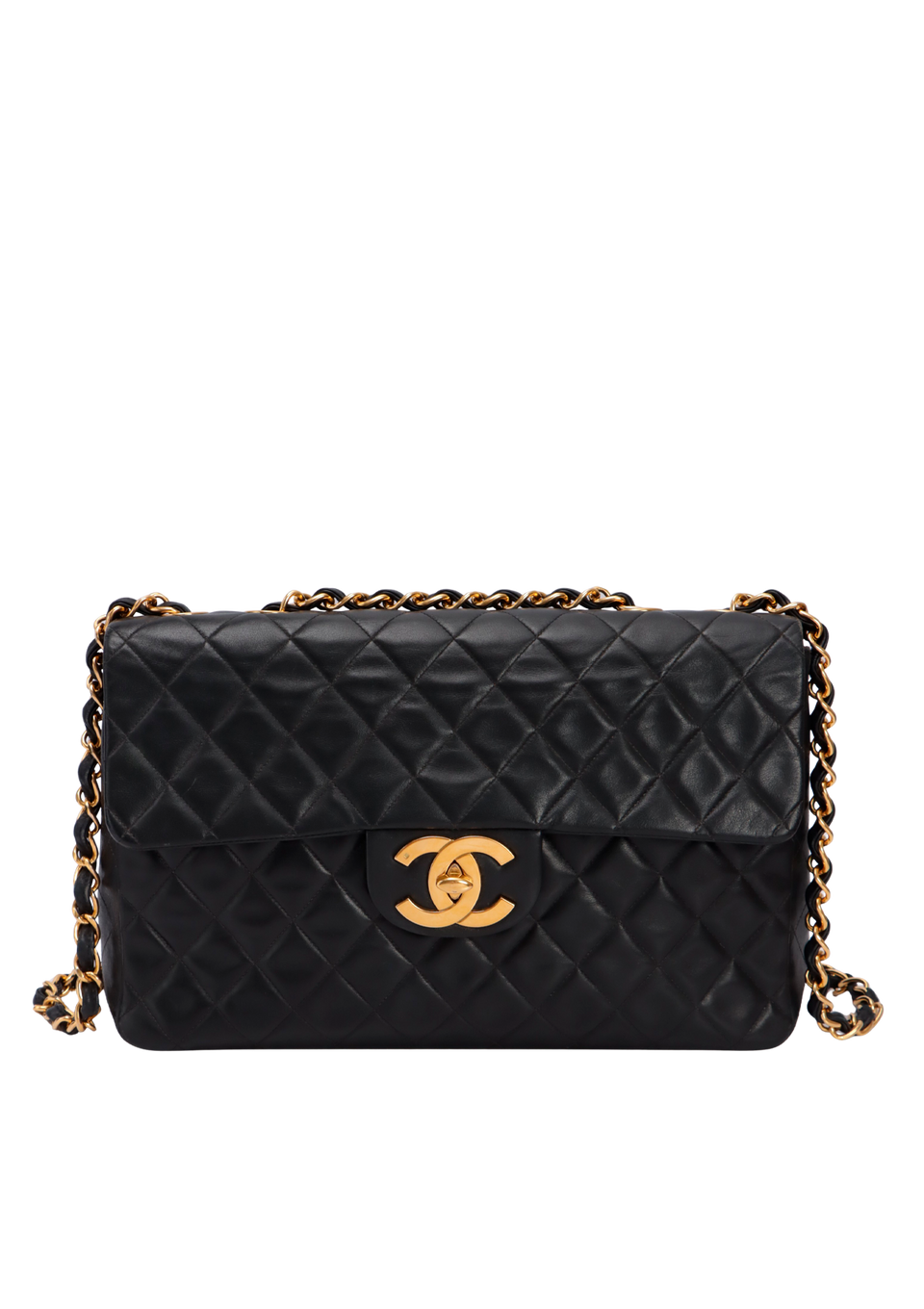 VINTAGE QUILTED FLAP BAG