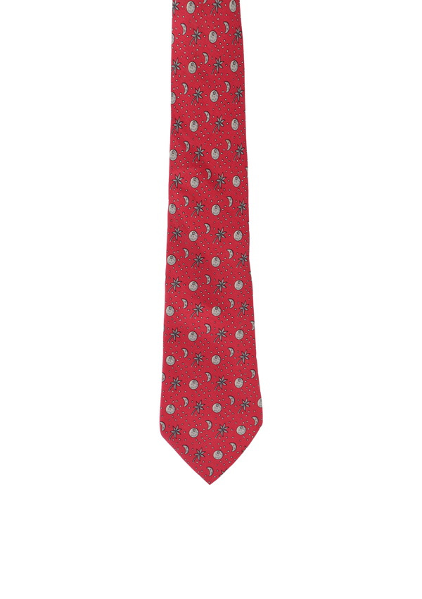 PRINTED SILK TIE