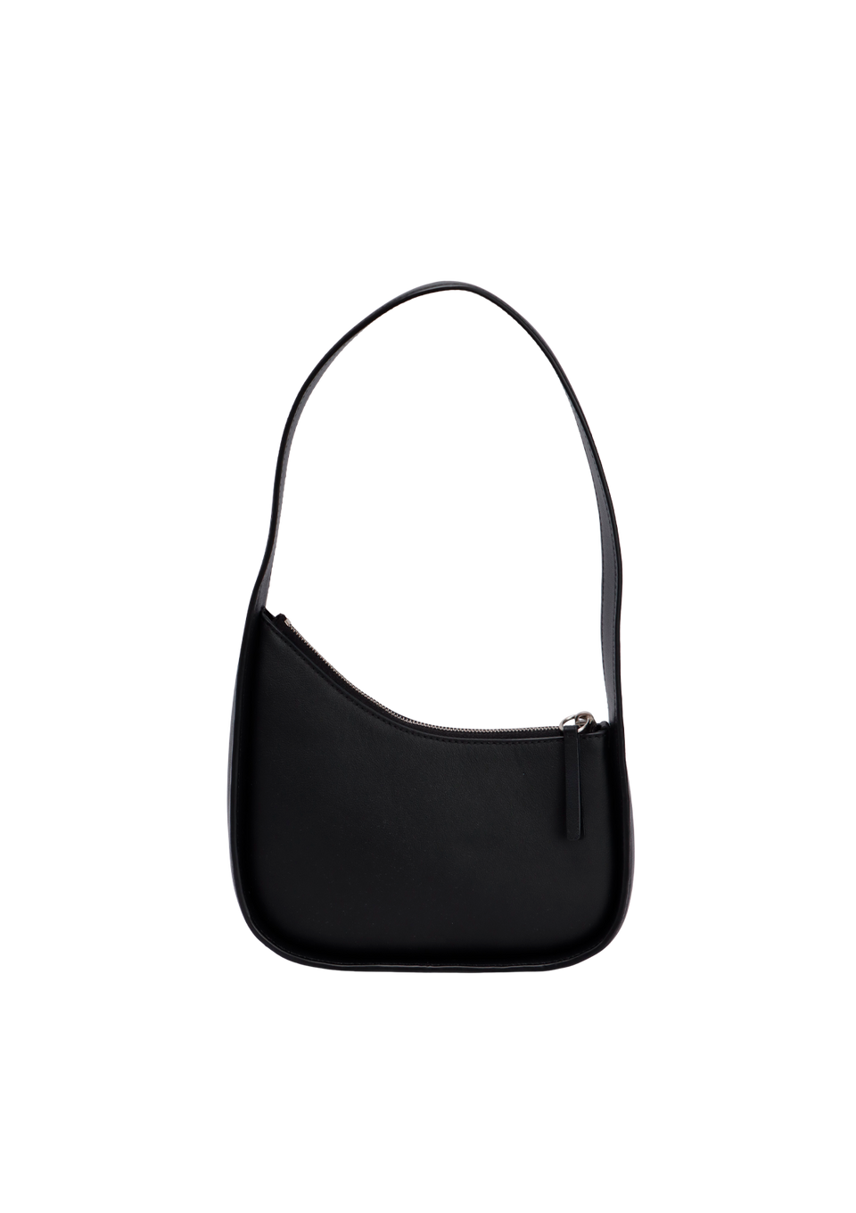LEATHER HALF MON BAG