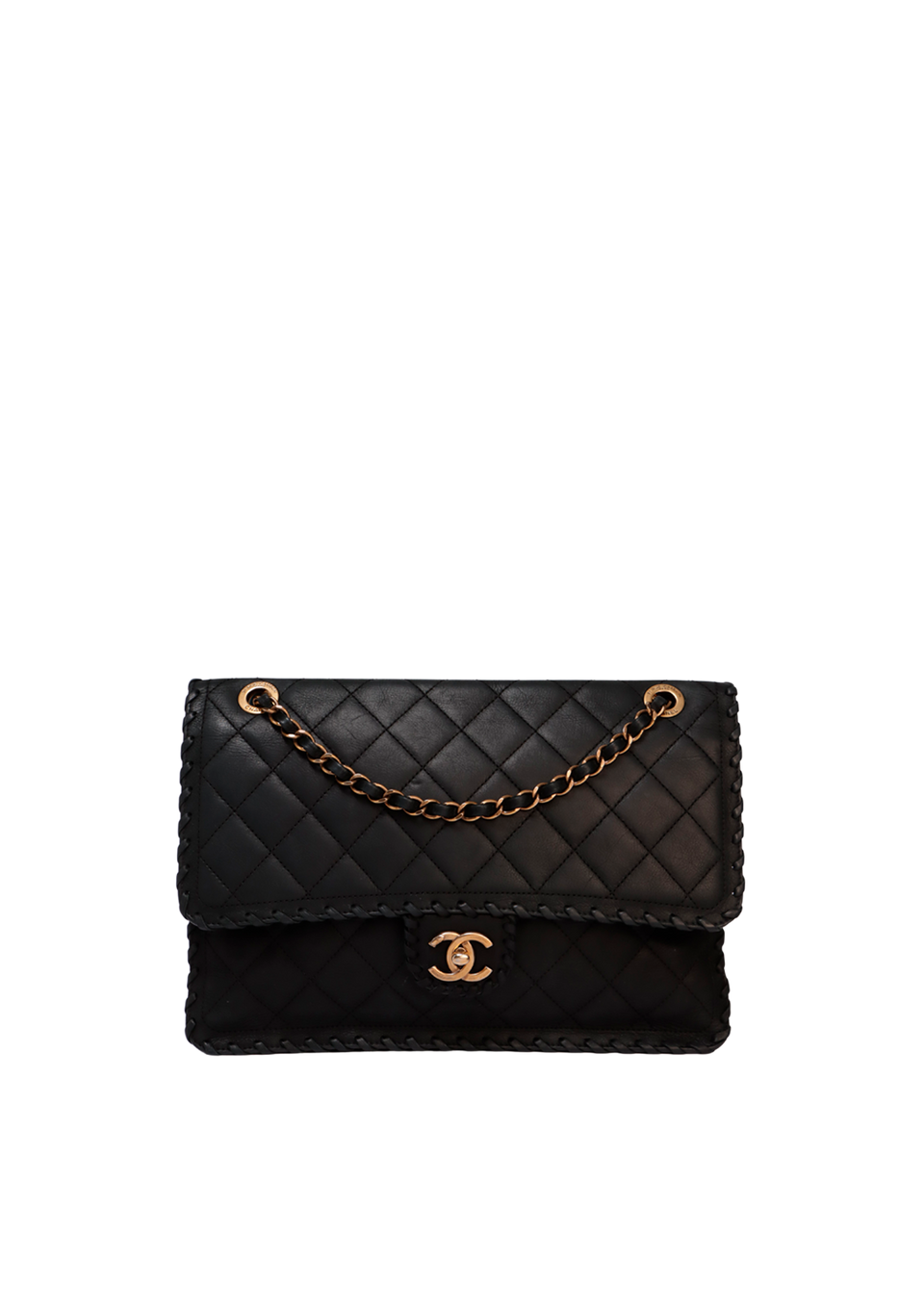 MEDIUM  HAPPY STITCH FLAP BAG