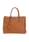 LARGE SAFFIANO LUX DOUBLE ZIP GALLERIA