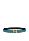 REVERSIBLE H BUCKLE BELT 80