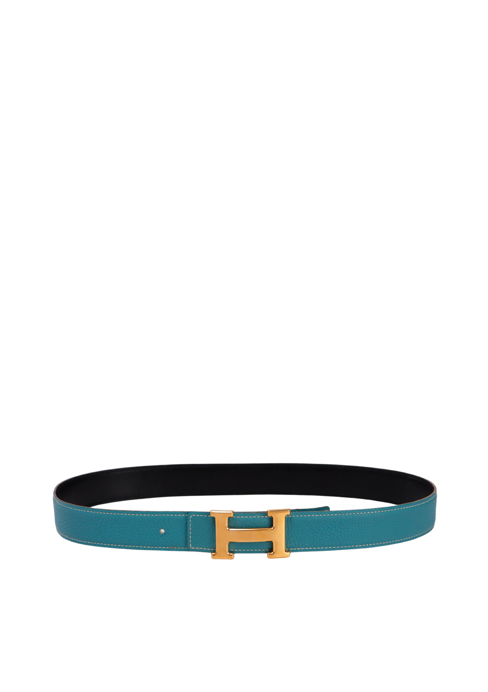 REVERSIBLE H BUCKLE BELT 80