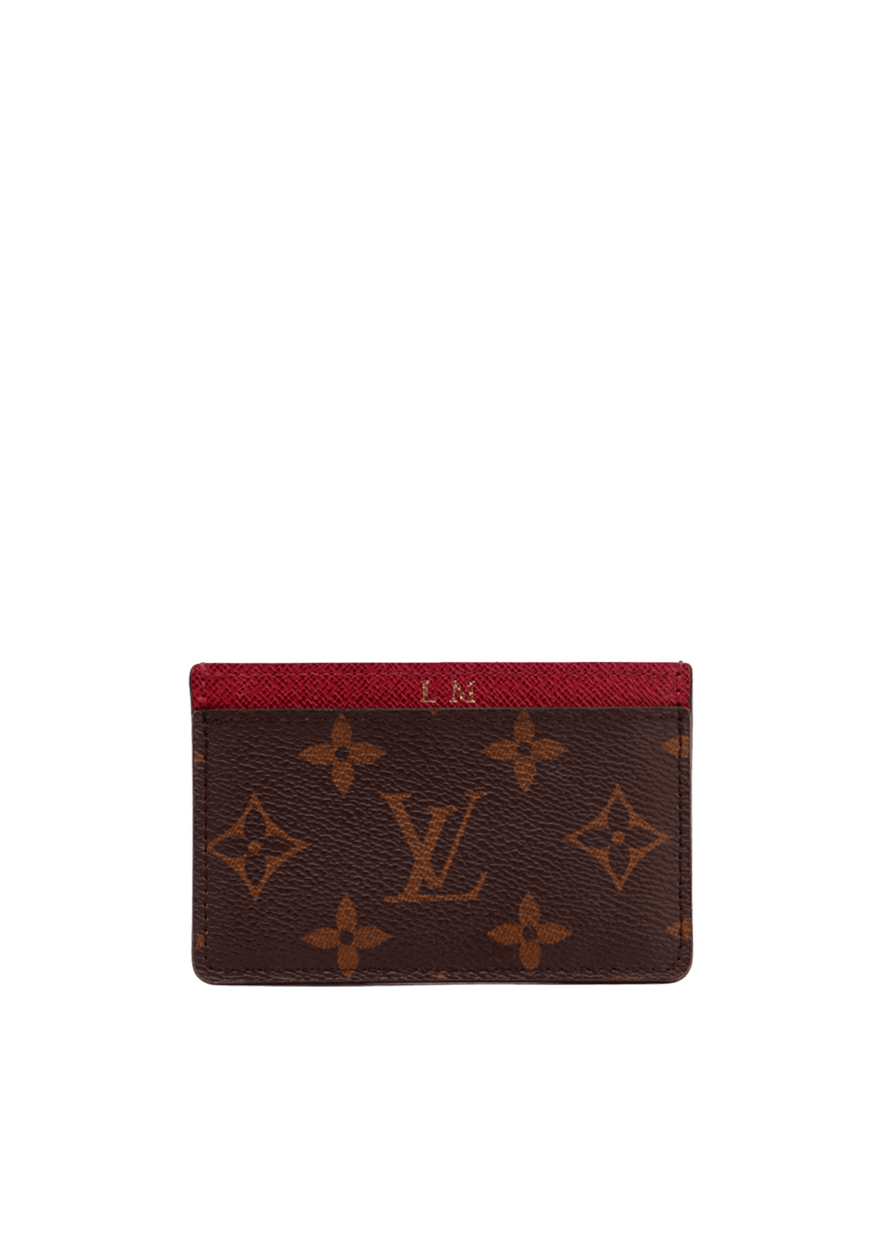 MONOGRAM CARD HOLDER