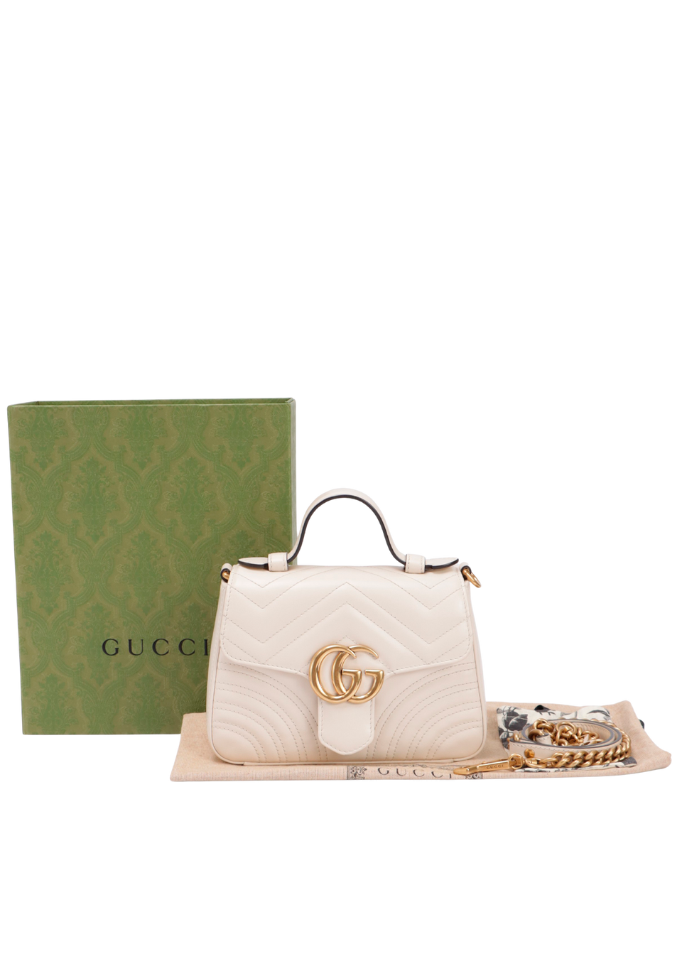 GG MARMONT SMALL TOP HANDLE BAG