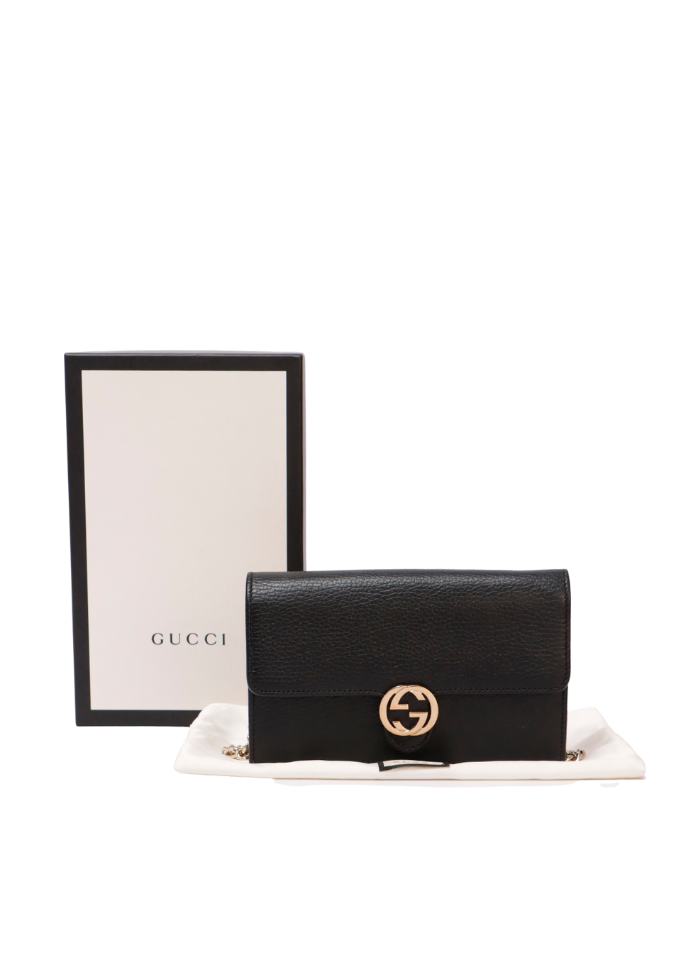 INTERLOCKING G DOLLAR CHAIN WALLET