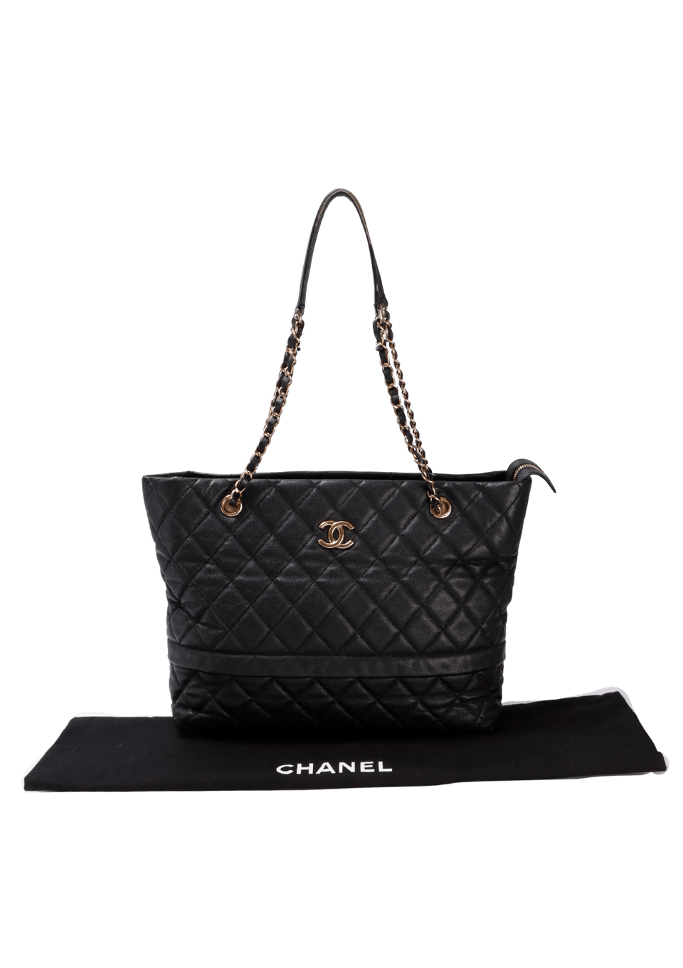 ROLLED UP TOTE CAVIAR