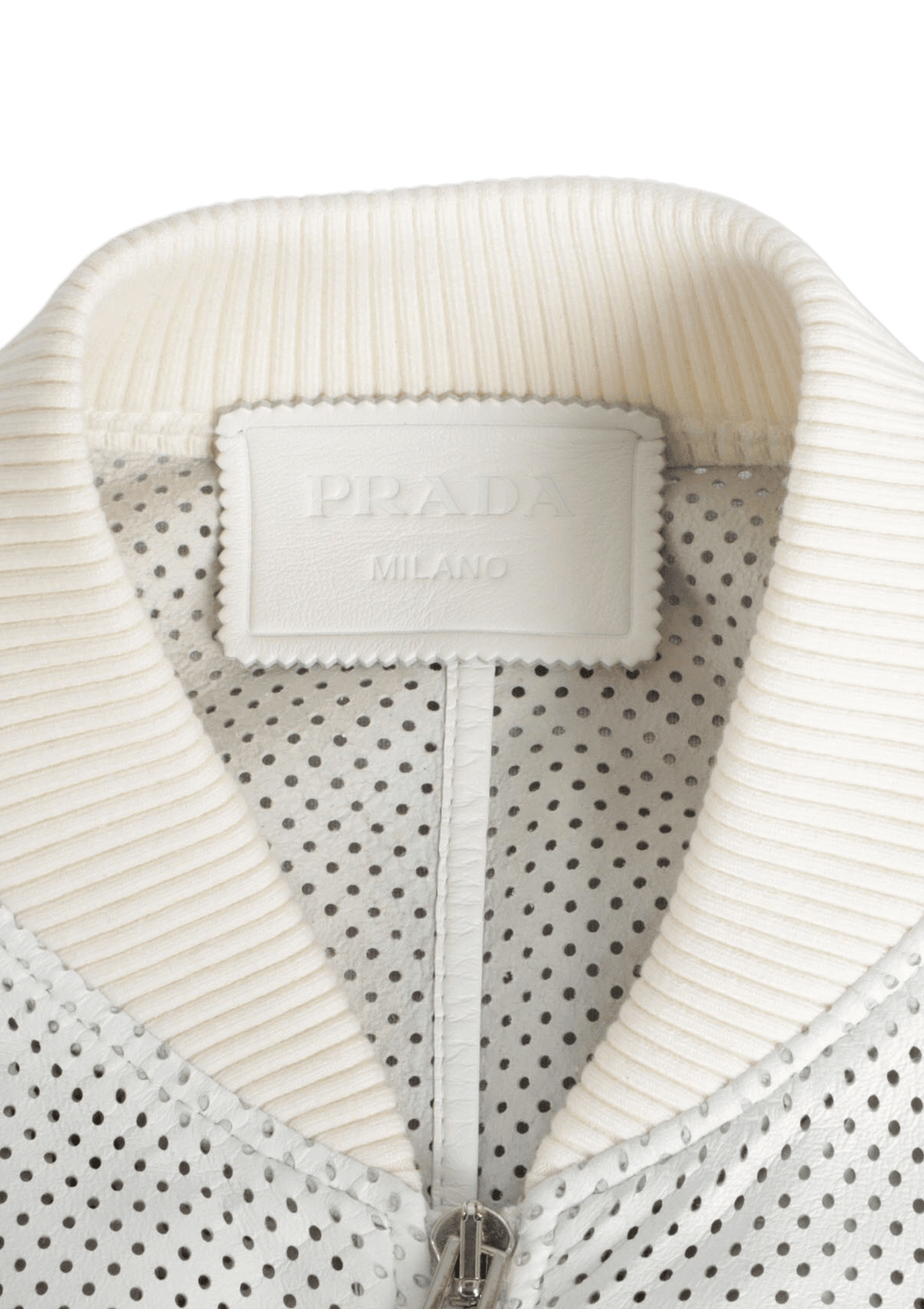 PERFORATED NAPPA LEATHER JACKET 38