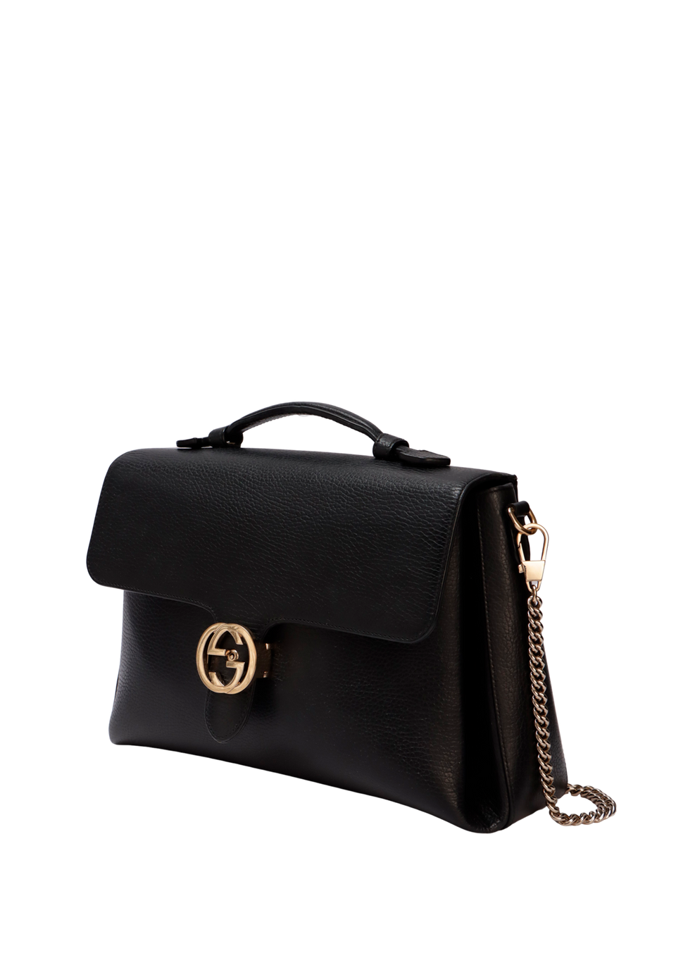 INTERLOCKING G DOLLAR TOP HANDLE