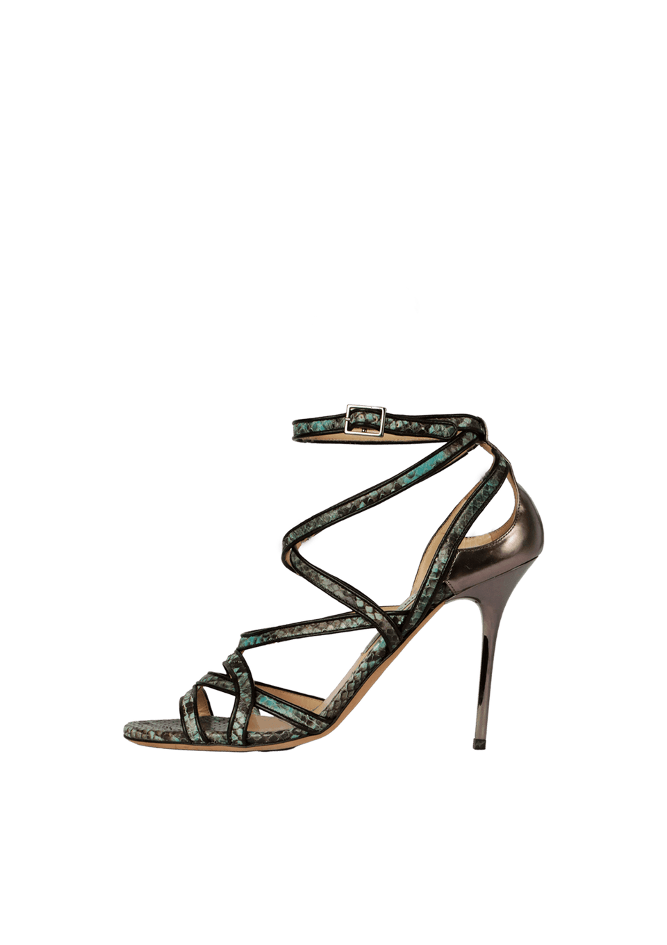 SNAKESKIN SANDALS 37