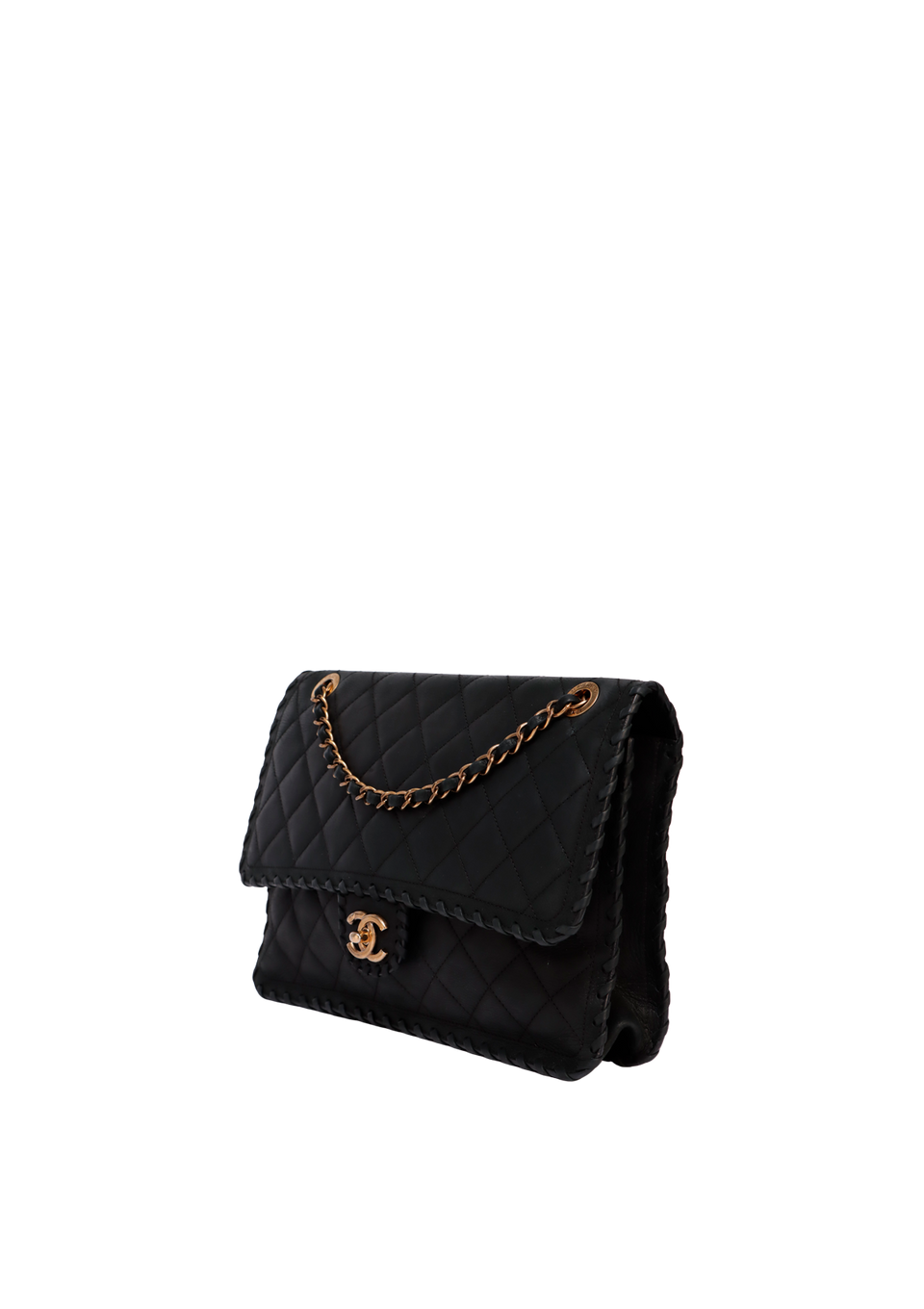 MEDIUM  HAPPY STITCH FLAP BAG