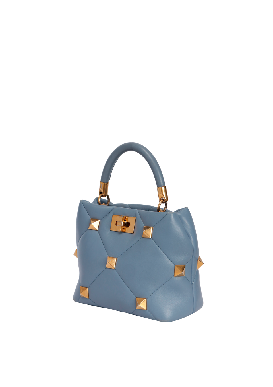 ROMAN STUD TOP HANDLE BAG