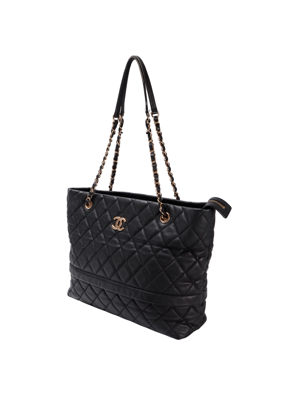 ROLLED UP TOTE CAVIAR