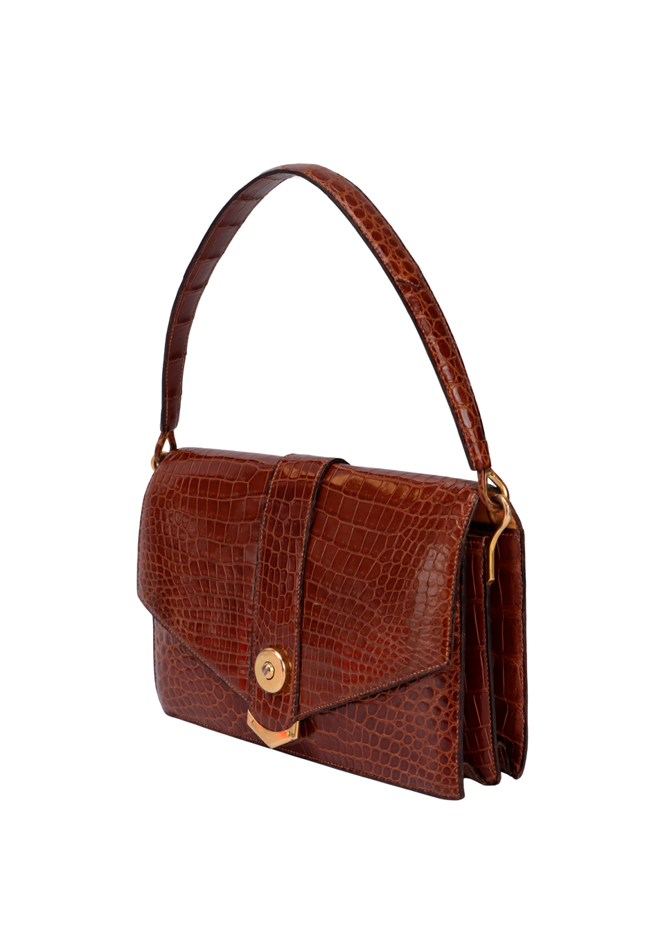 VINTAGE CROCODILE SHOULDER BAG
