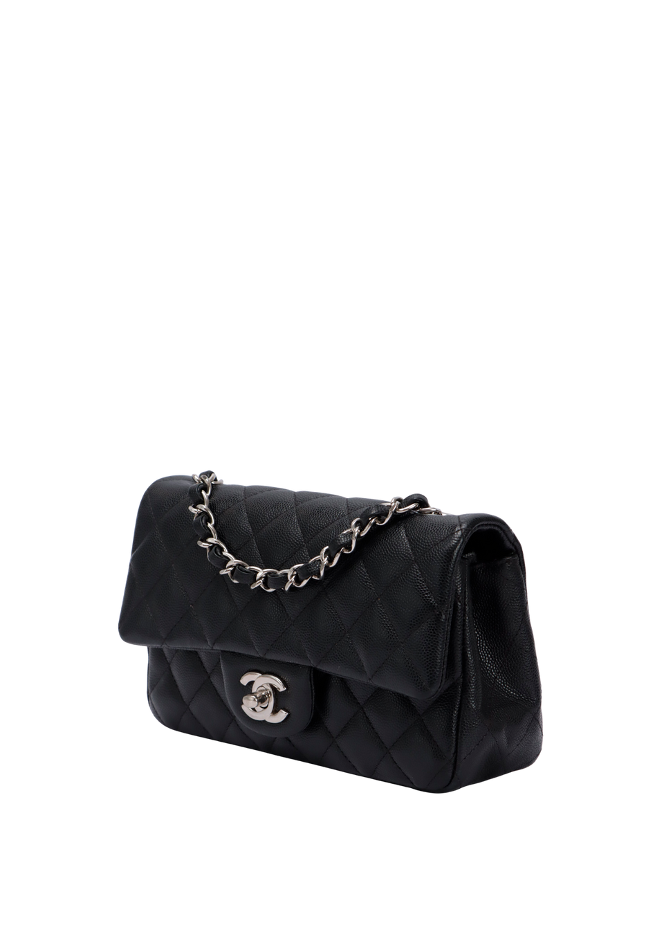 RECTANGULAR MINI CLASSIC SINGLE FLAP CAVIAR