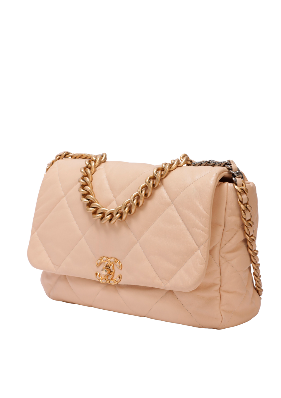 MAXI 19 FLAP BAG GOATSKIN