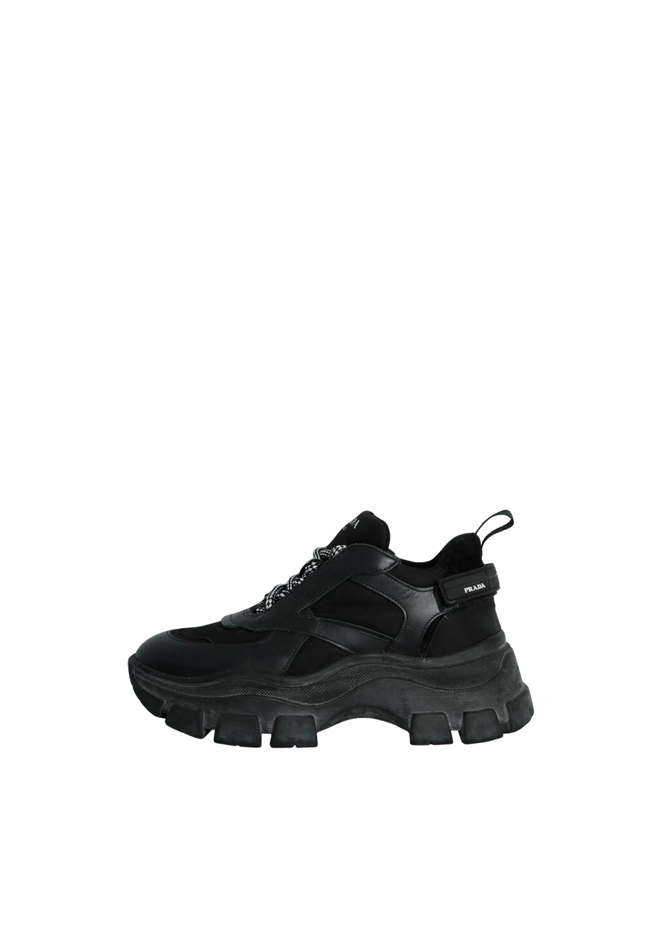 PEGASUS NYLON AND LEATHER SNEAKERS 40