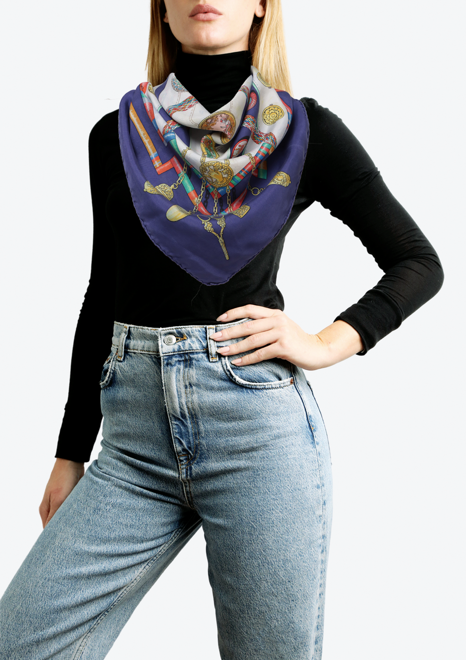 PETITE MAIN SILK SCARF