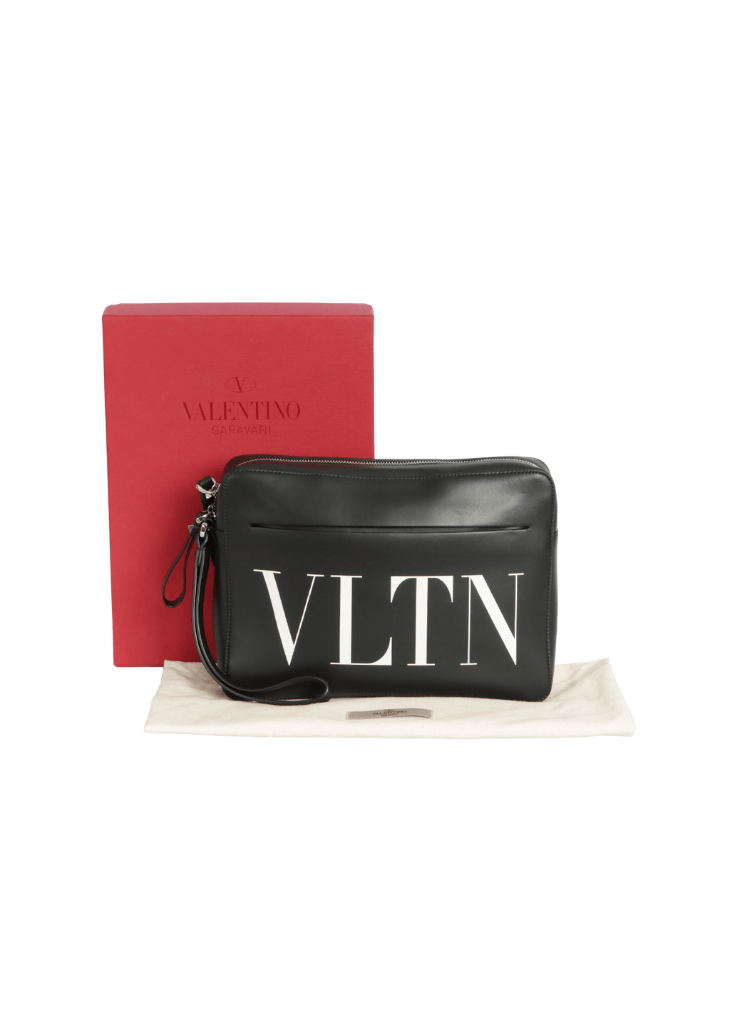 N CESSAIRE VALENTINO VLTN POUCH PRETO ORIGINAL Gringa N CESSAIRE VALENTINO VLTN POUCH PRETO ORIGINAL Gringa