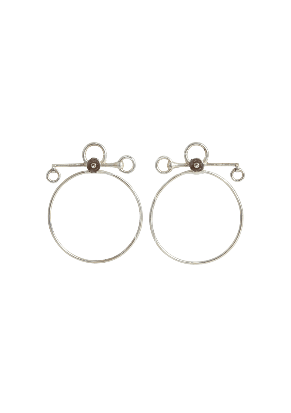 SILVER HOOP EARRINGS