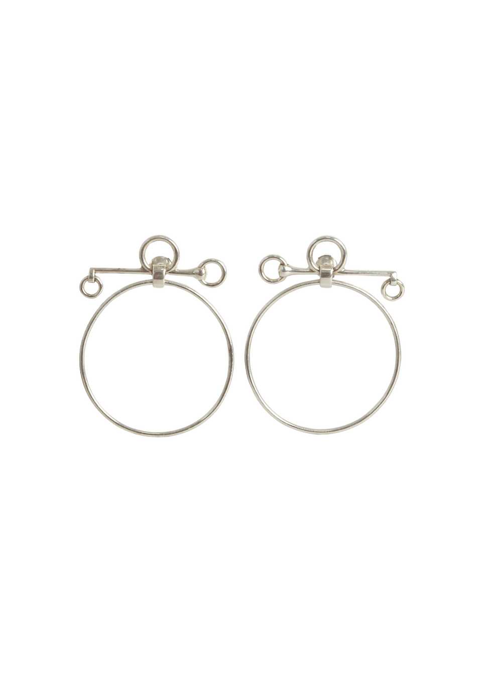 SILVER HOOP EARRINGS