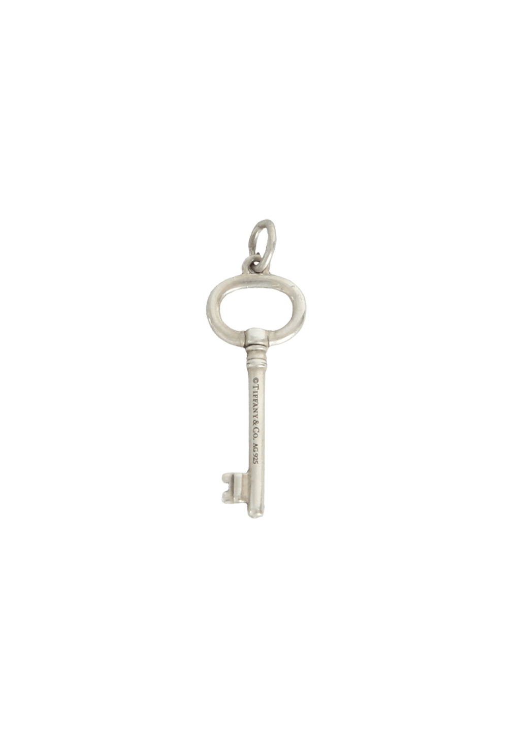 Tiffany oval key on sale pendant