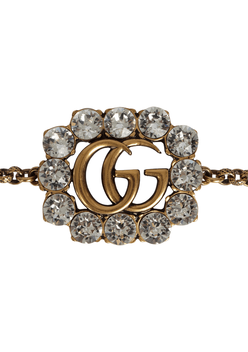 CRYSTAL DOUBLE G BRACELET