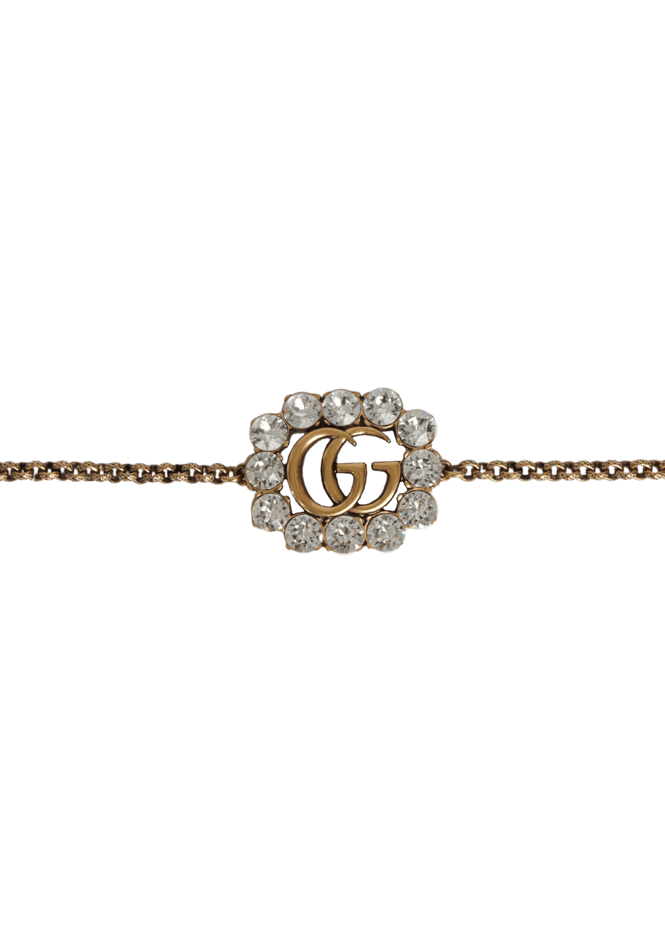 CRYSTAL DOUBLE G BRACELET