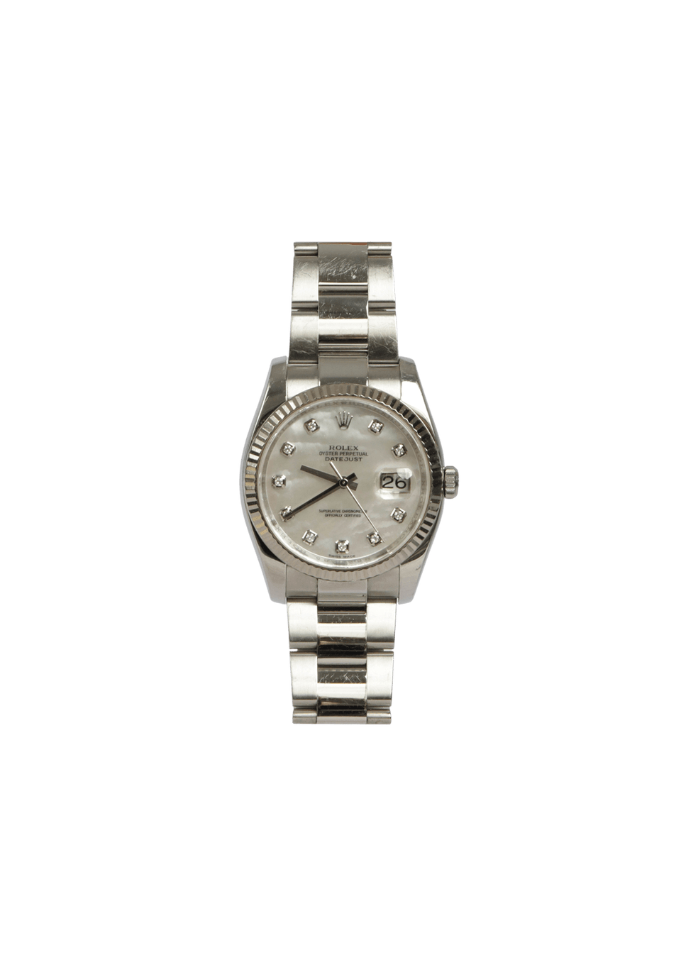 DIAMOND OYSTER PERPETUAL DATEJUST 36MM WATCH