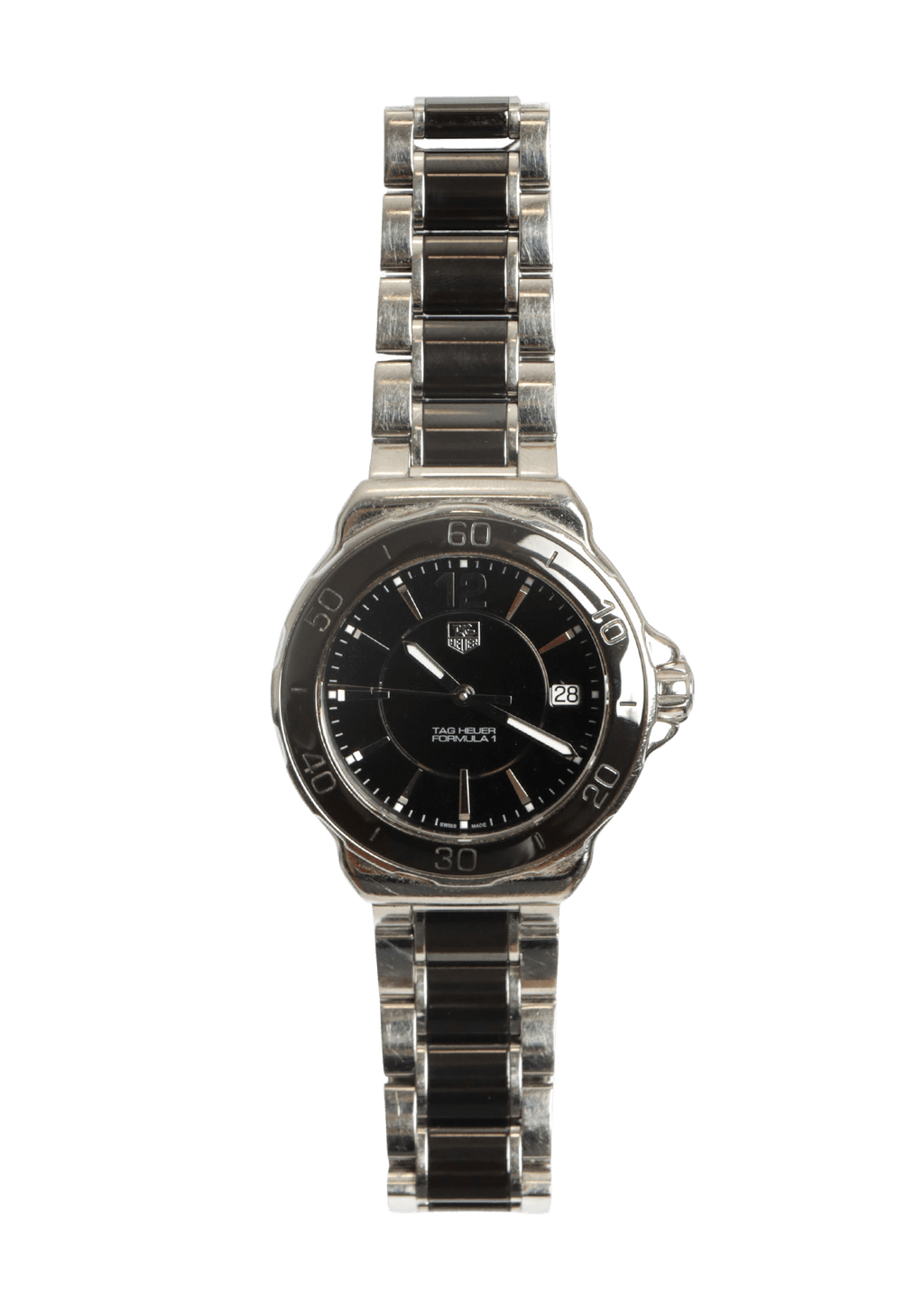 REL GIO TAG HEUER FORMULA 1 37MM WATCH PRATA ORIGINAL Gringa