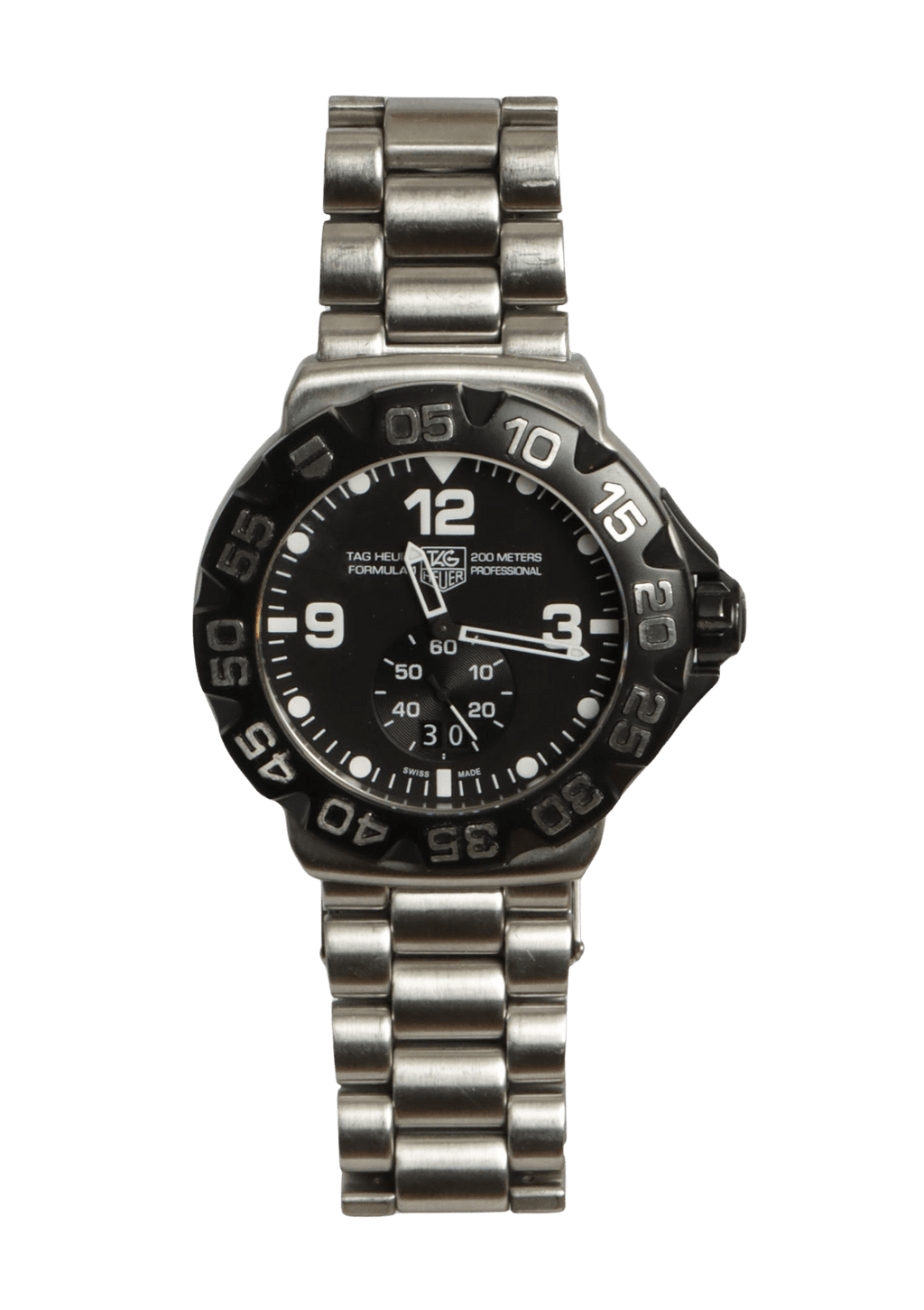 REL GIO TAG HEUER FORMULA 1 44MM WATCH PRATA ORIGINAL Gringa