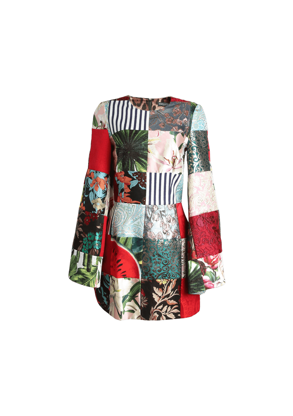 BROCADE PATCHWORK DRESS 36