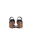 LEATHER BAMBOO SANDALS 36