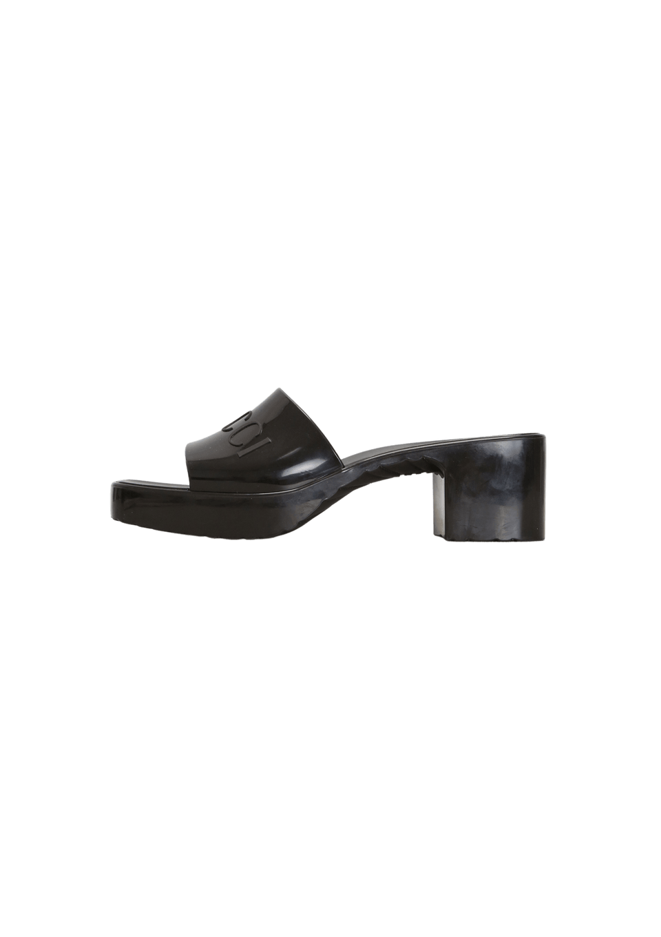 RUBBER SLIDE SANDALS 34
