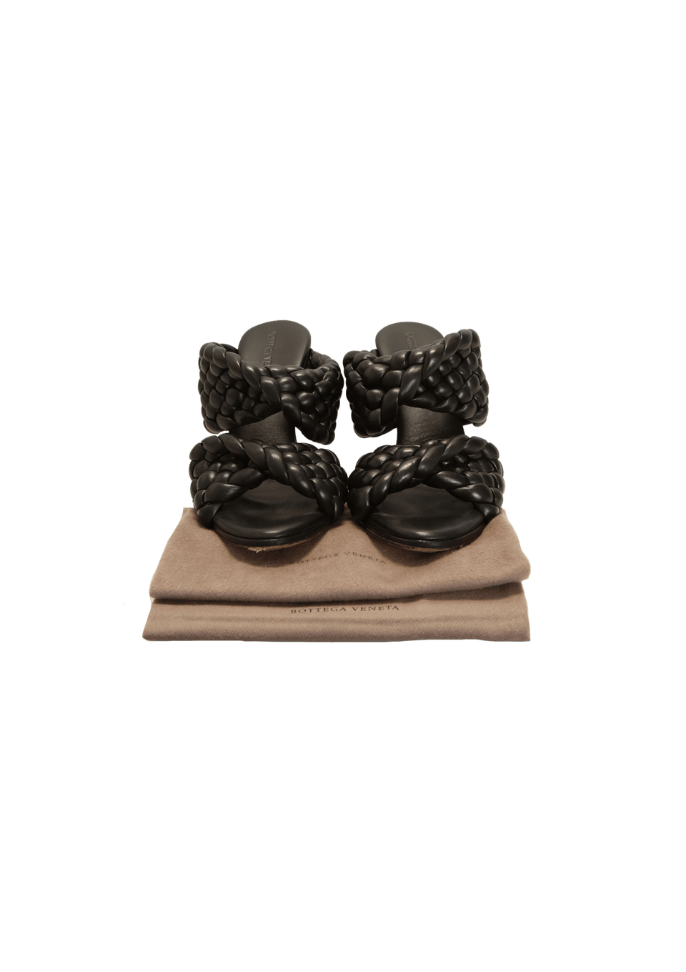 TWISTED PADDED INTRECCIATO THE CURVE MULES 37.5