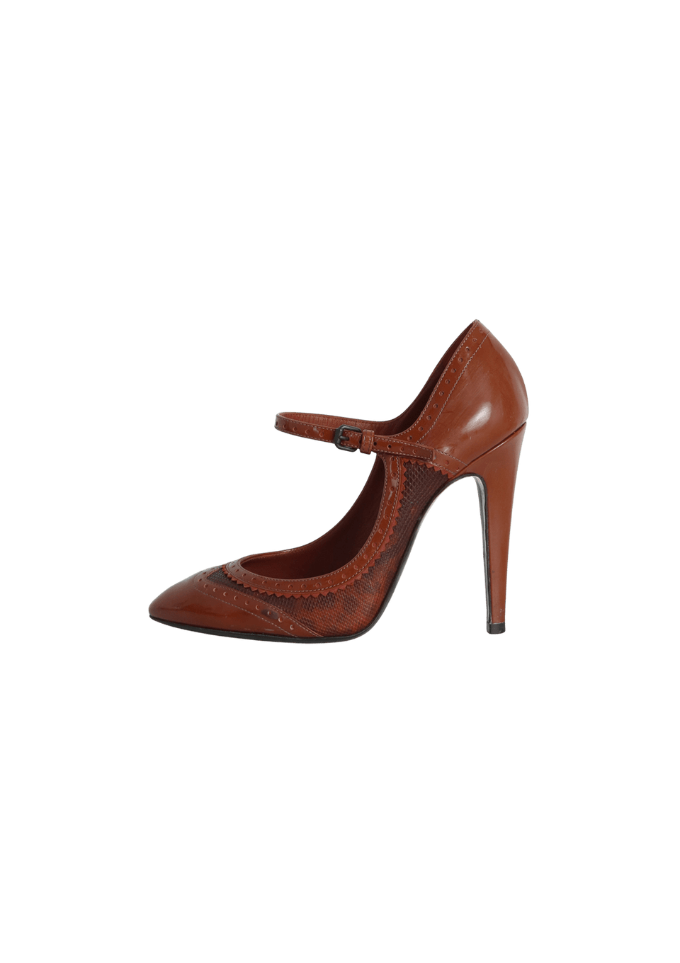 KARUNG SKIN MARY JANE PUMPS 35.5