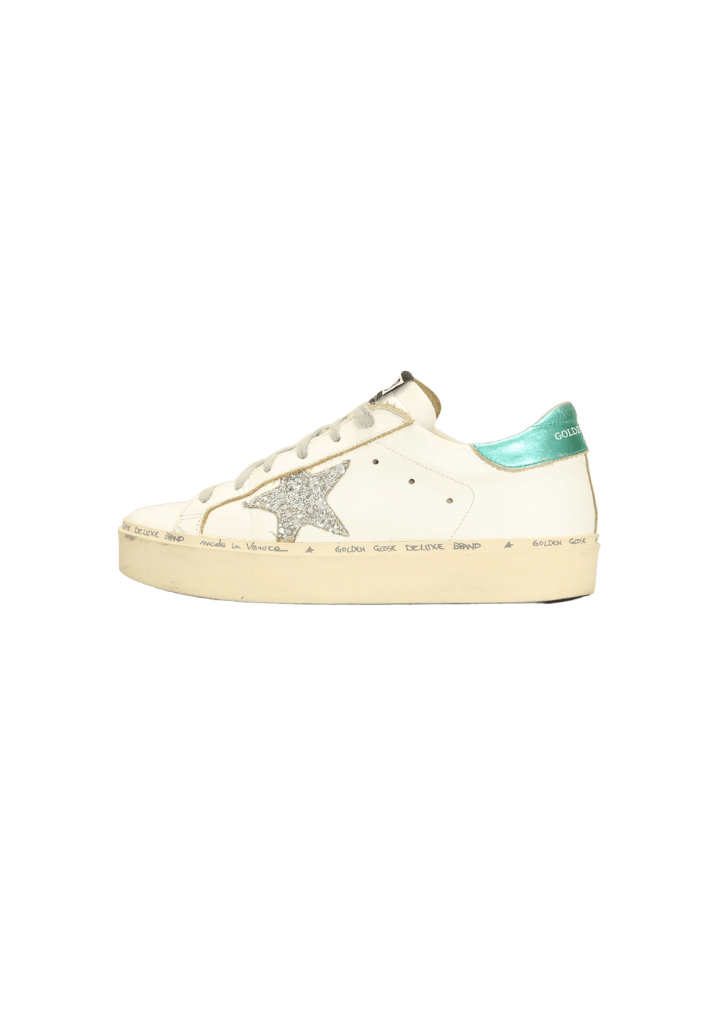 SAPATO GOLDEN GOOSE HI STAR SNEAKERS 36 BRANCO ORIGINAL – Gringa