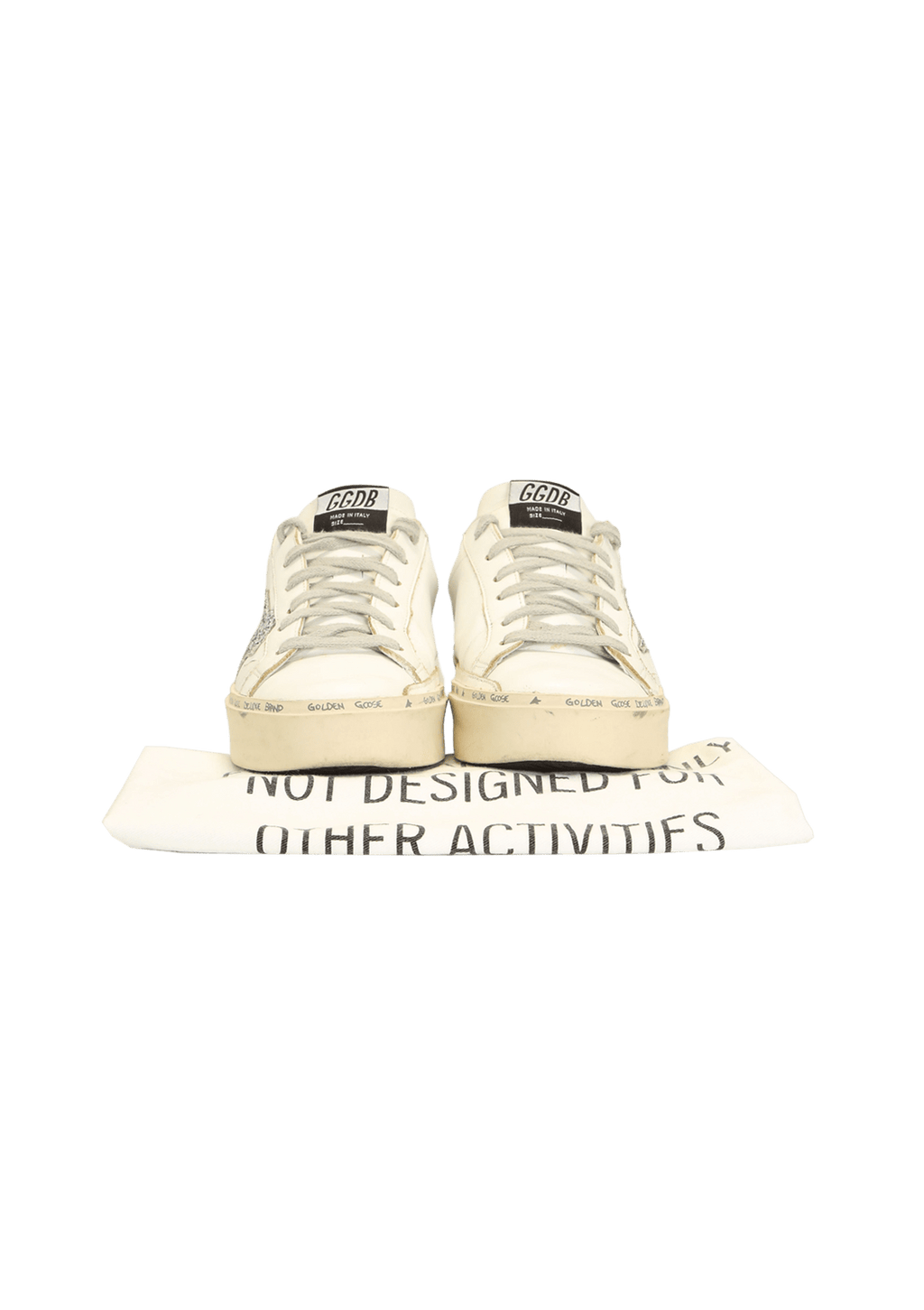 SAPATO GOLDEN GOOSE HI STAR SNEAKERS 36 BRANCO ORIGINAL – Gringa