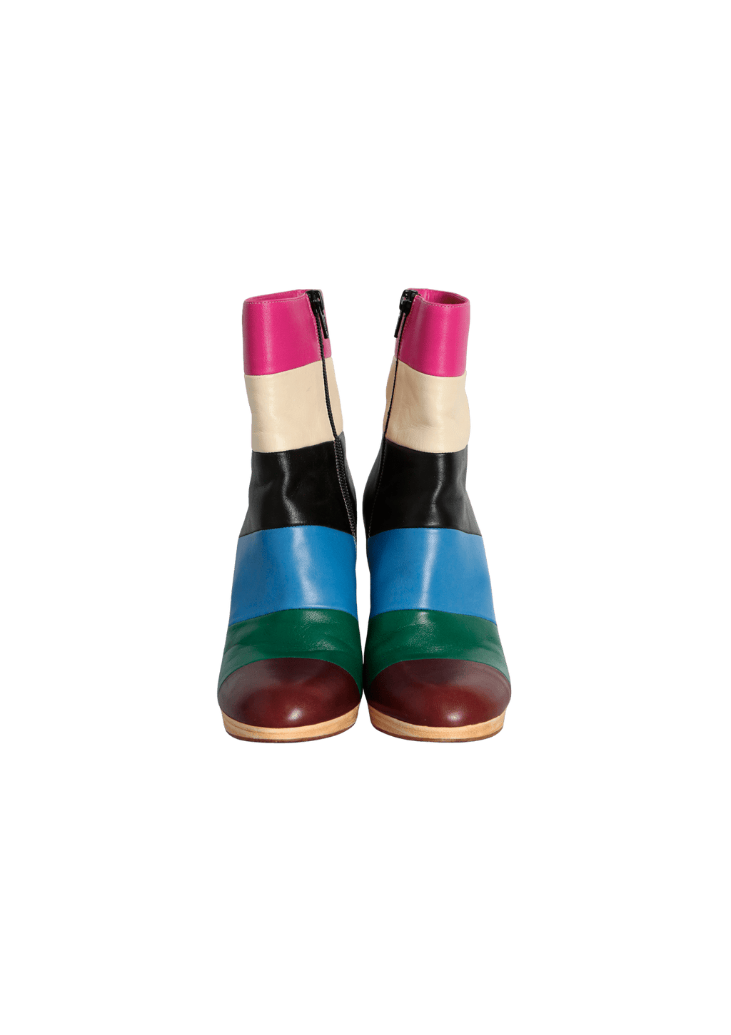 Valentino striped boots on sale