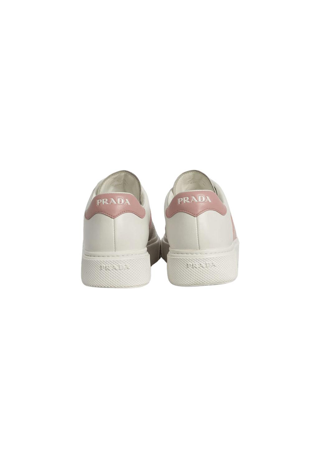 TÊNIS PRADA LEATHER SNEAKERS 37 BRANCO ORIGINAL – Gringa