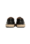 TRIMMED LACE-UP ESPADRILLES 36