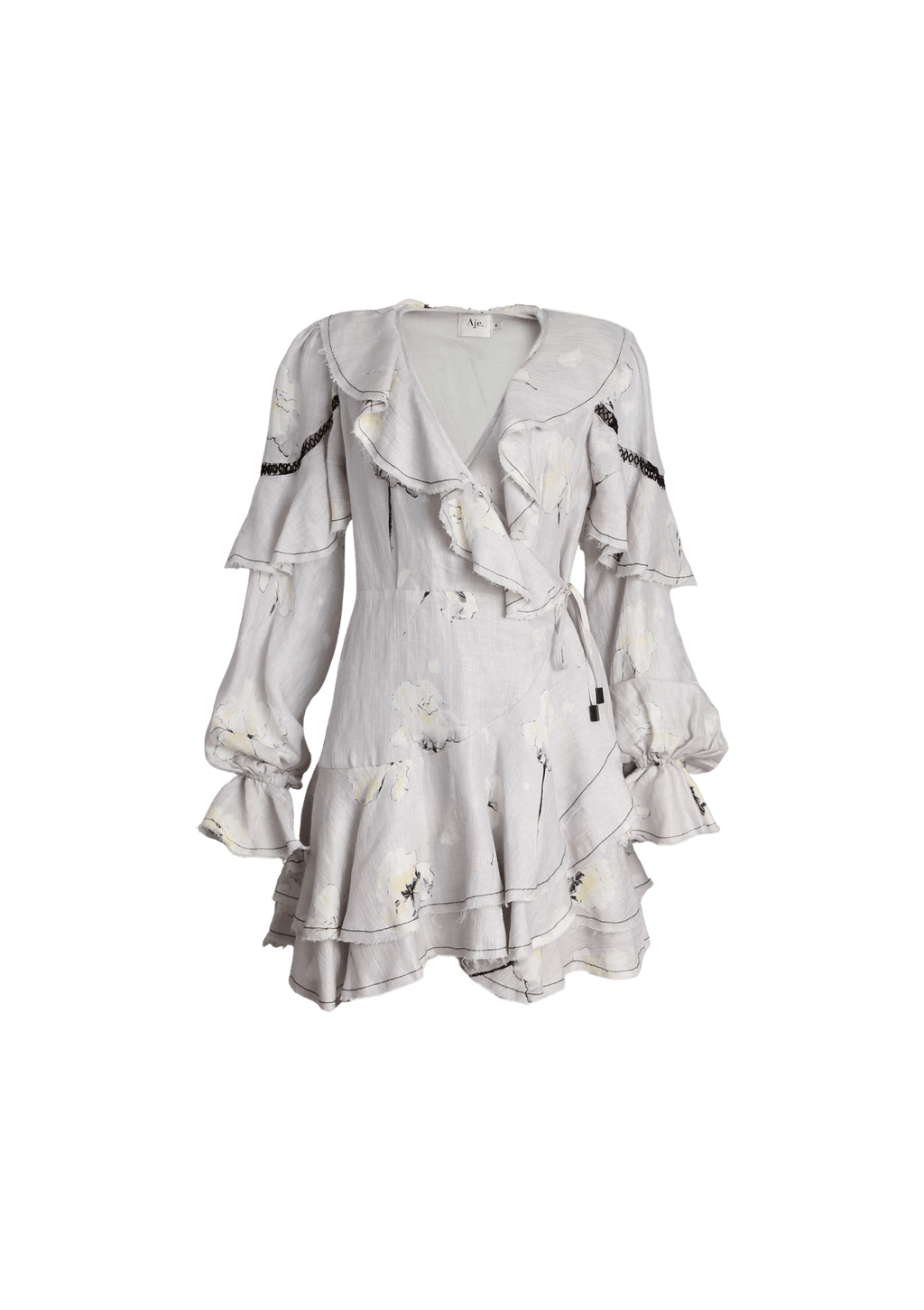 Aje fiona wrap dress on sale