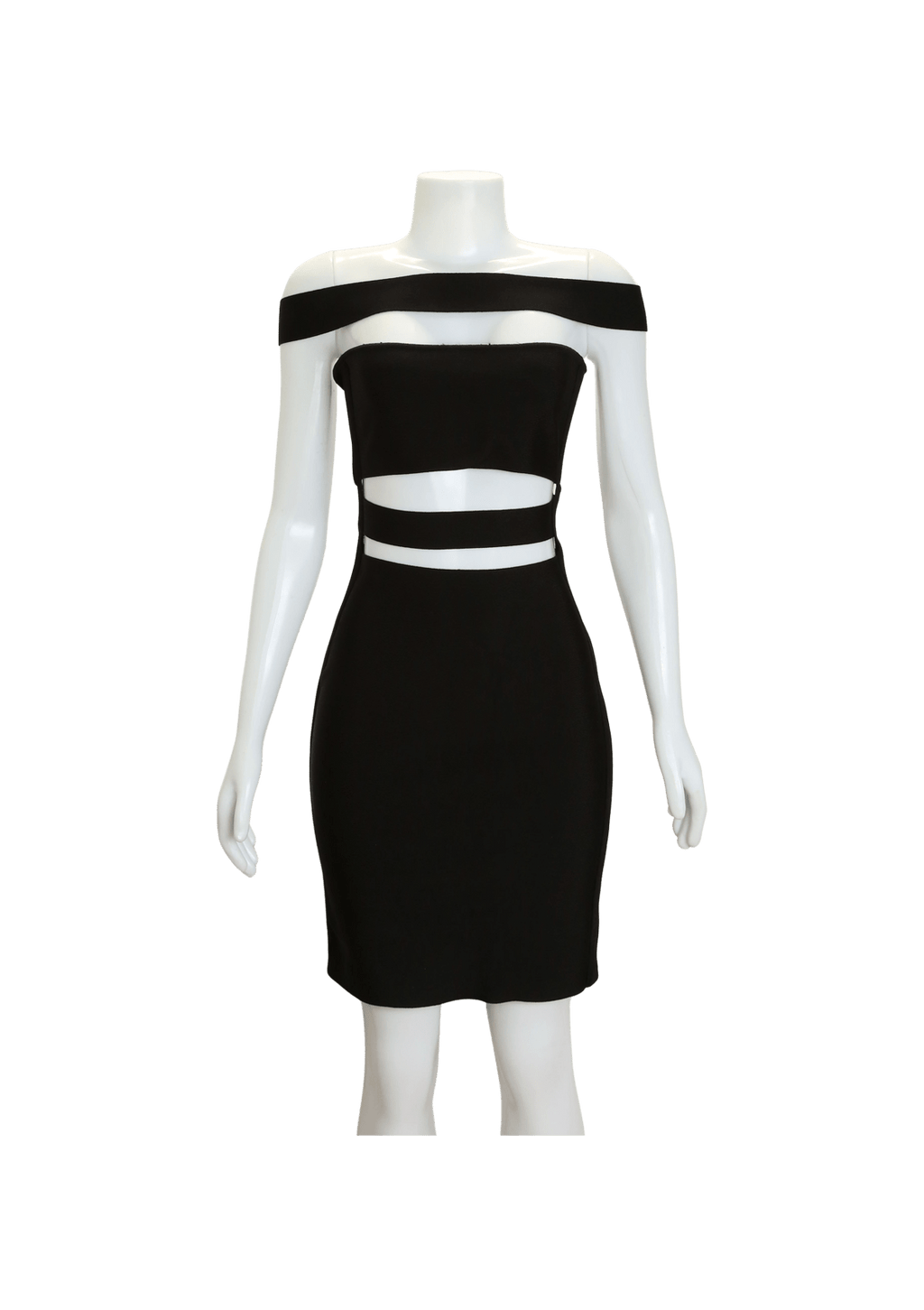 VESTIDO BALMAIN BANDAGE DRESS 38 PRETO ORIGINAL Gringa