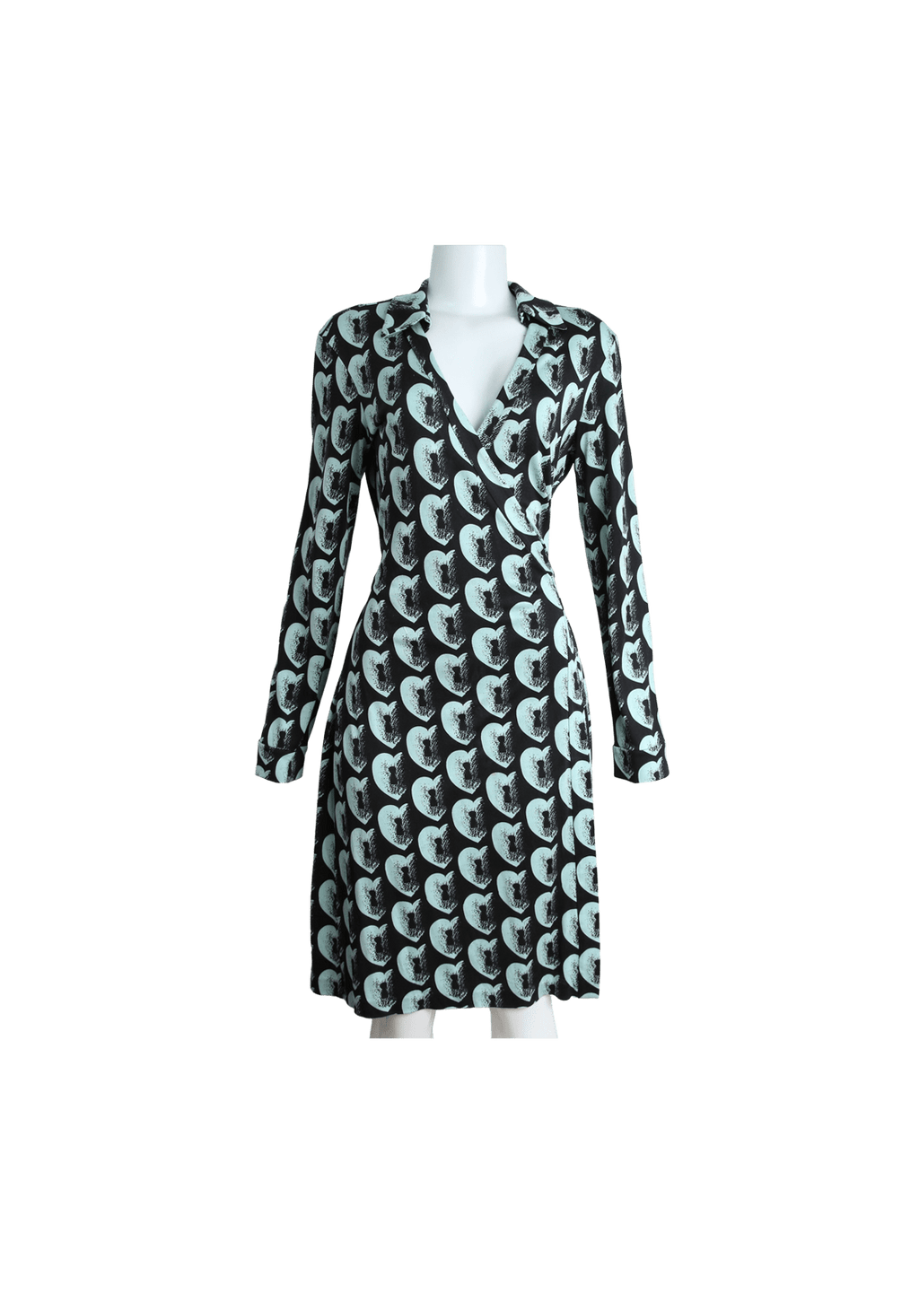 Dvf polka dot wrap dress 2025