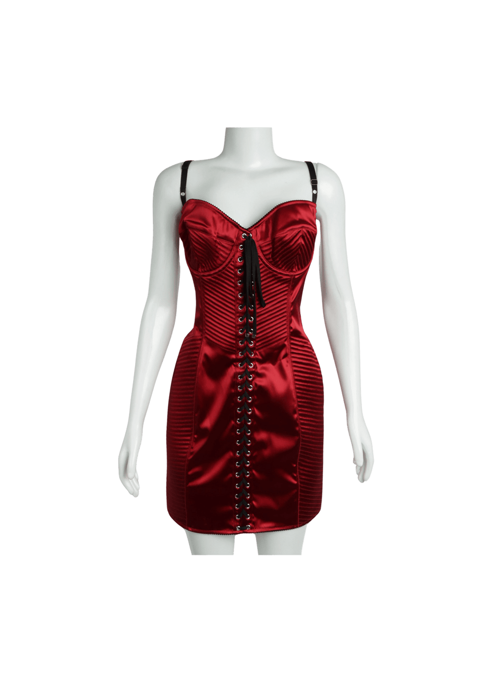 SATIN CORSET DRESS 44