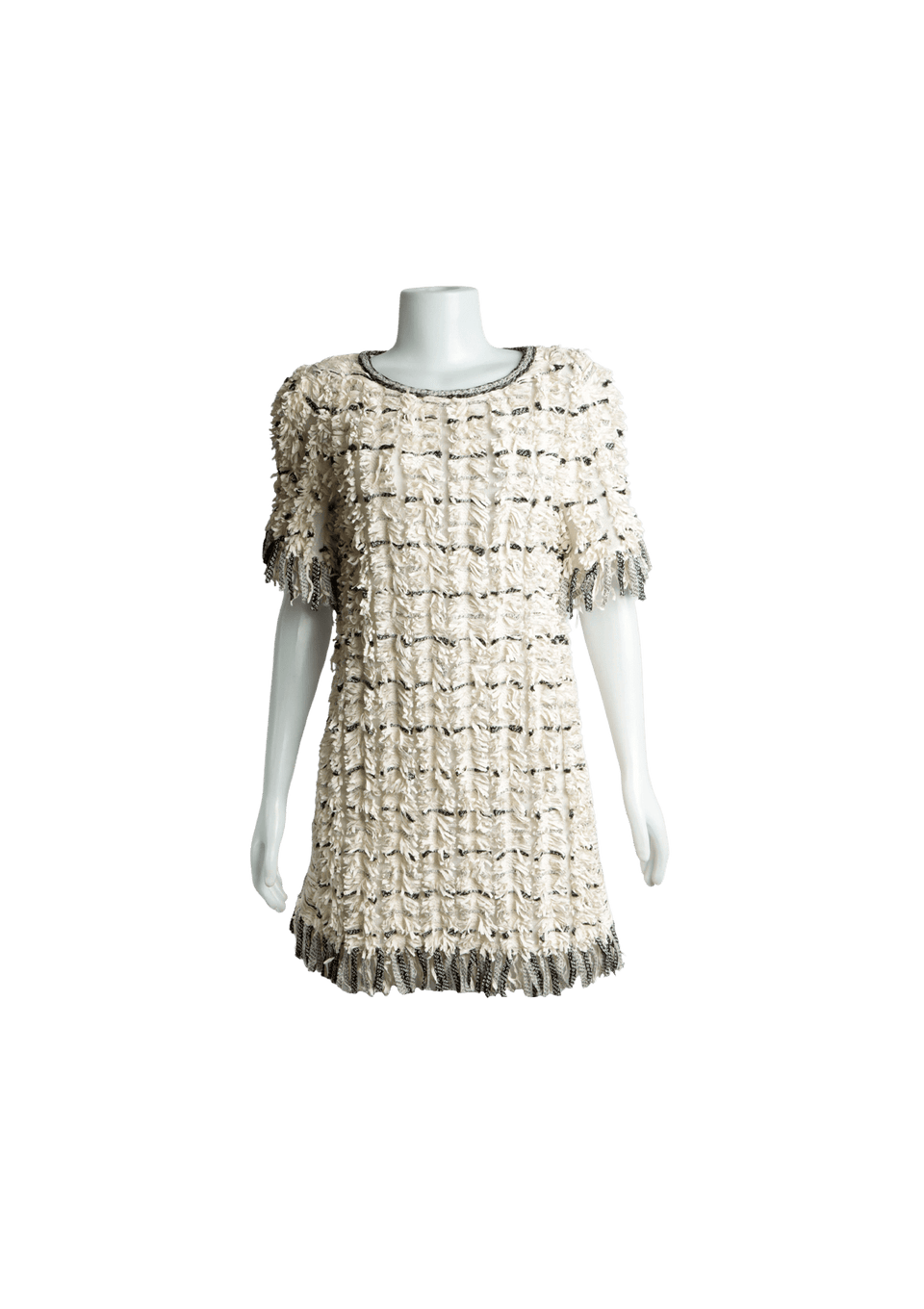 FRINGED MINI DRESS 34