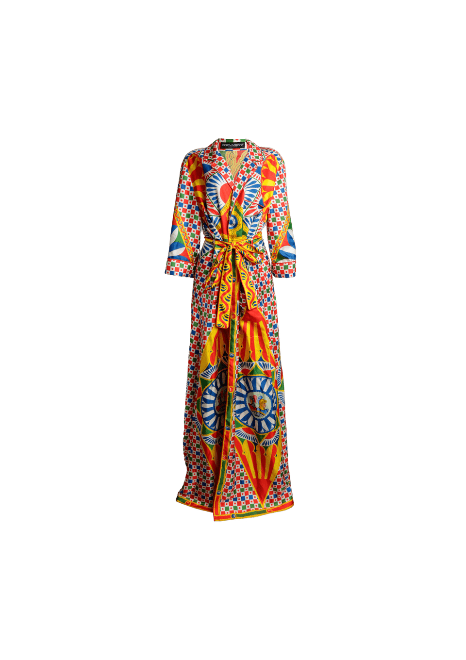 PRINTED LONG DRESS 46