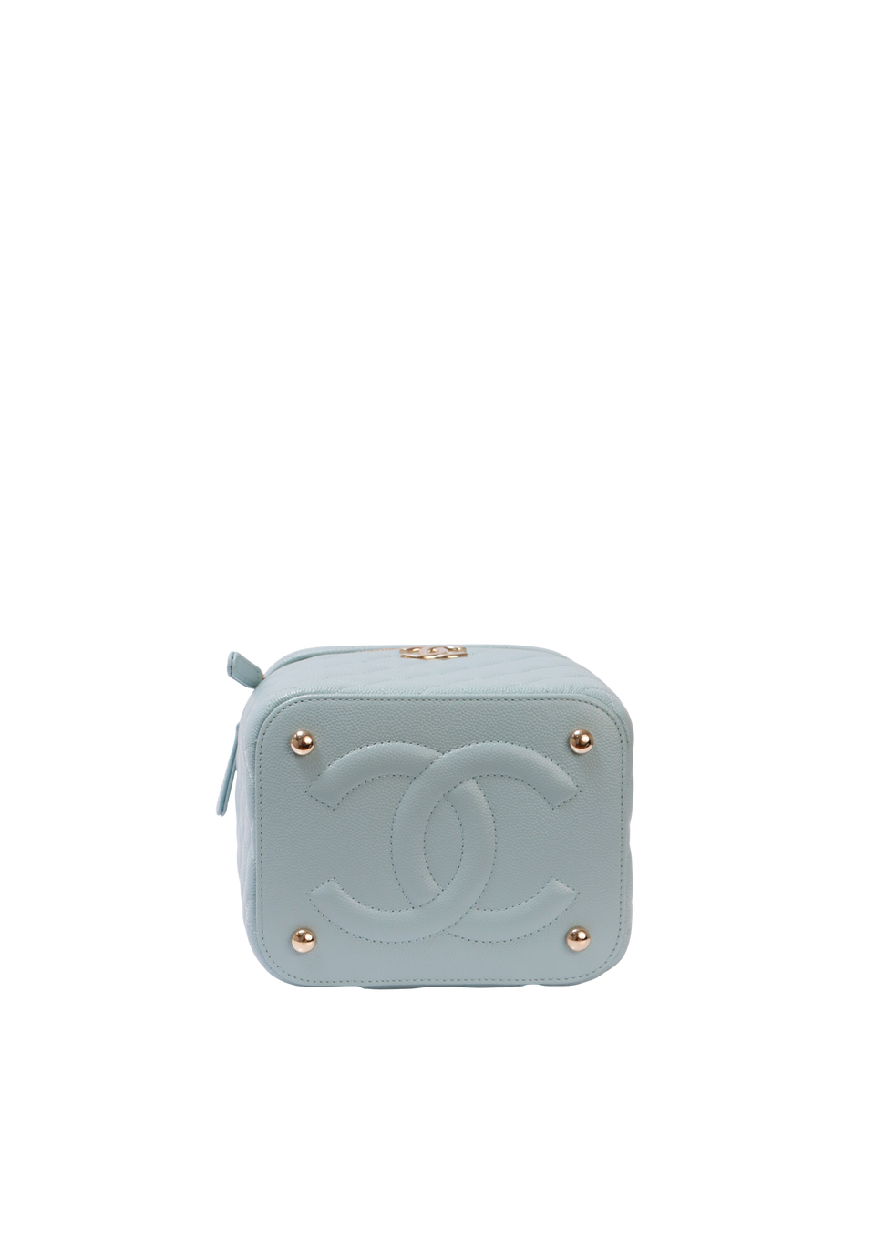 IRIDESCENT SMALL TOP HANDLE VANITY CASE