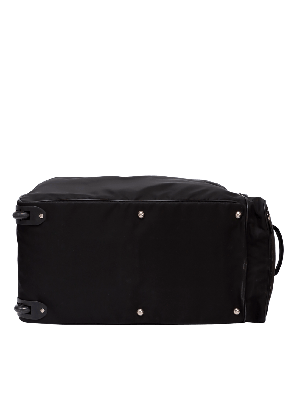 SAFFIANO LUX TRIMMED TESSUTO BOSTON BAG